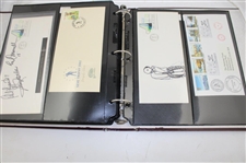 Binder of First Day Covers Some Signed Nicklaus & Others JSA ALOA