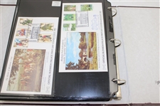 Binder of First Day Covers Some Signed Nicklaus & Others JSA ALOA