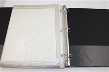 Binder of Signed Photos Price, Olazabal & Others JSA ALOA