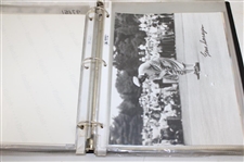 Binder of Signed Photos Price, Olazabal & Others JSA ALOA