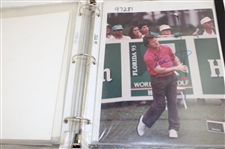 Binder of Signed Photos Price, Olazabal & Others JSA ALOA