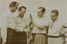 Bobby Jones with Bob Hope, Gene Sarazen & other 8 x 10 Photo
