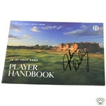 John Daly Signed 2024 OPEN Championship at Royal Troon Player Handbook JSA ALOA