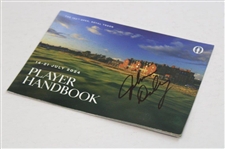 John Daly Signed 2024 OPEN Championship at Royal Troon Player Handbook JSA ALOA