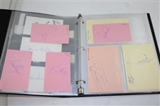 Album With (110) Signed Cuts From 1920-2020