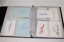 Album With (110) Signed Cuts From 1920-2020