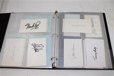Album With (110) Signed Cuts From 1920-2020