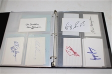 Album With (110) Signed Cuts From 1920-2020