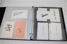Album With (110) Signed Cuts From 1920-2020