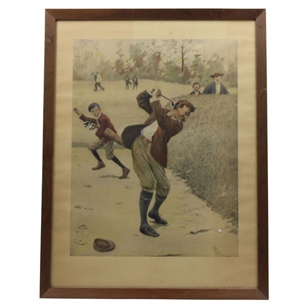 Temper A. B. Frost Water Color Print - Framed