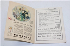 1928 Broadway Theatre Playbill Walter Hagen Lucky Strike Ad On Reverse - Wallack's Theatre