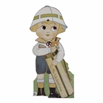 c.1920 Young Lady Golfer To My Valentine Holding Her Bag of Clubs by Carrington Co.