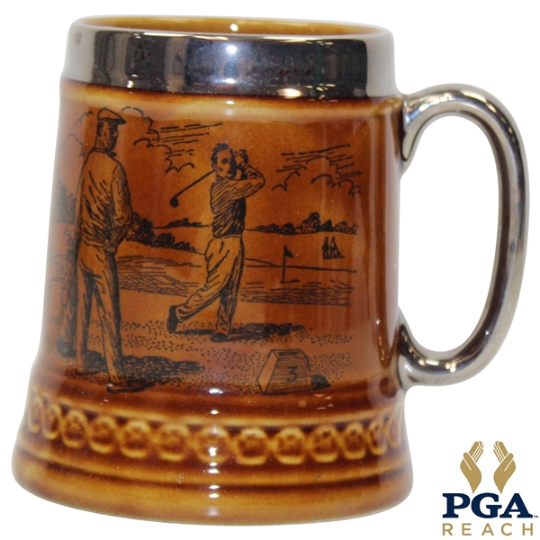 Lord Nelson Pottery 19th Hole Golf Scene Stein