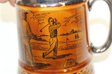 Lord Nelson Pottery 19th Hole Golf Scene Stein