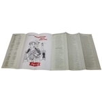 Two (2) 1962 US Open at Oakmont Country Club Pairing Sheets
