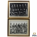 1935 Ryder Cup Dual Team Photo Framed Presentation - PGA REACH Collection