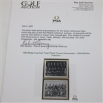1935 Ryder Cup Dual Team Photo Framed Presentation - PGA REACH Collection