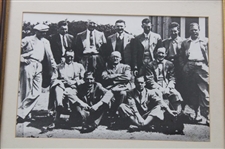 1933 Ryder Cup Dual Team Photo Framed Presentation - PGA REACH Collection