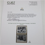 1927 Ryder Cup Dual Team Photo Framed Presentation - PGA REACH Collection
