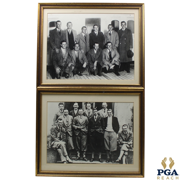 1929 Ryder Cup Dual Team Photo Framed Presentation - PGA REACH Collection