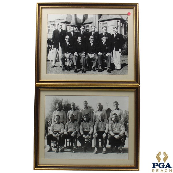 1961 Ryder Cup Dual Team Photo Framed Presentation - PGA REACH Collection