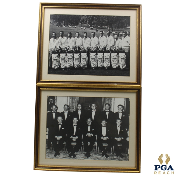 1963 Ryder Cup Dual Team Photo Framed Presentation - PGA REACH Collection