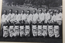 1963 Ryder Cup Dual Team Photo Framed Presentation - PGA REACH Collection