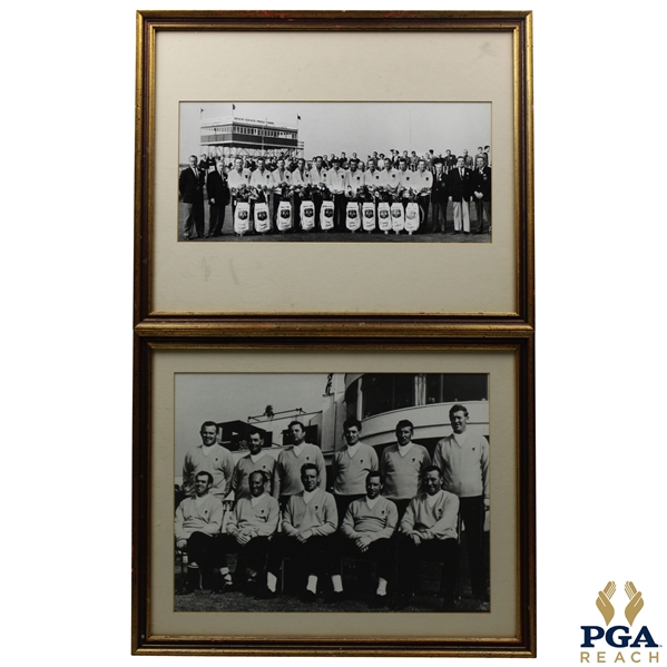 1965 Ryder Cup Dual Team Photo Framed Presentation - PGA REACH Collection