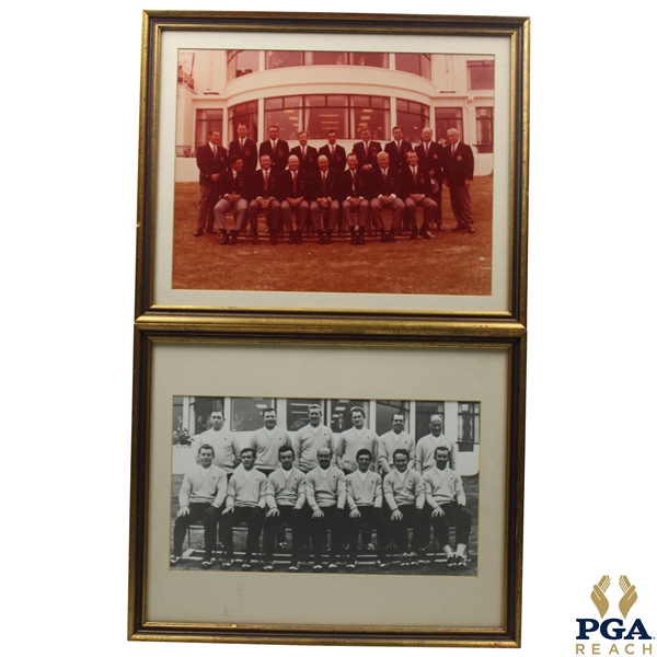 1969 Ryder Cup Dual Team Photo Framed Presentation - PGA REACH Collection