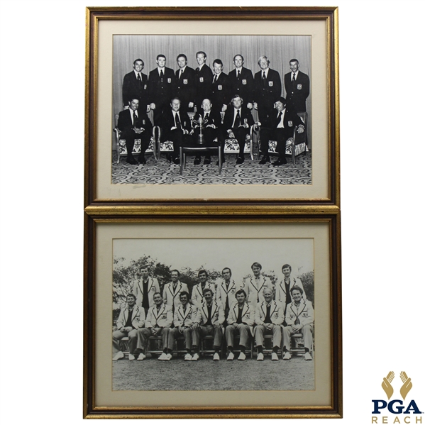 1973 Ryder Cup Dual Team Photo Framed Presentation - PGA REACH Collection