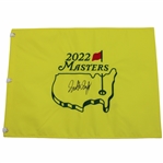 Scottie Scheffler Signed 2022 Masters Embroidered Flag JSA ALOA