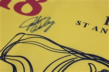 John Daly Signed 2022 OPEN Championship at St Andrews Yellow Flag JSA ALOA