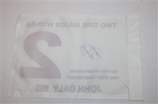 John Daly Signed 2 Time Major Winner Flag - Daly Collection JSA ALOA