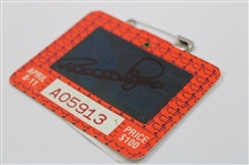 Bernhard Langer Signed 1993 Masters Tournament SERIES Badge #A05913 JSA ALOA