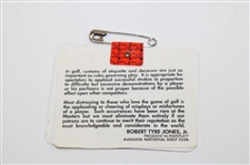 Bernhard Langer Signed 1993 Masters Tournament SERIES Badge #A05913 JSA ALOA
