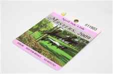 Gary Player Signed 2009 Masters Tournament SERIES Badge #R11903 with Years Won JSA ALOA