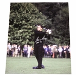 Gary Player Signed Post Swing 16x20 Photo w/HOF 74 JSA ALOA