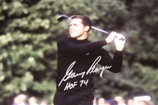 Gary Player Signed Post Swing 16x20 Photo w/'HOF 74' JSA ALOA
