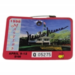 Mark O Meara Signed 1998 Masters Tournament SERIES Badge #Q05275 JSA ALOA