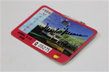 Mark O' Meara Signed 1998 Masters Tournament SERIES Badge #Q05275 JSA ALOA