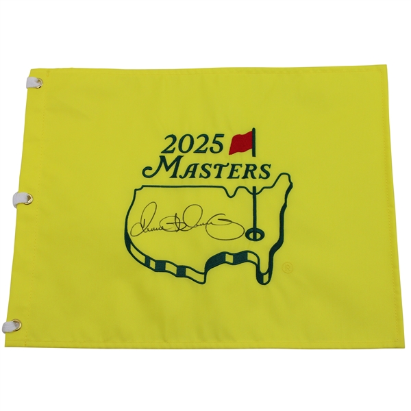 Rory McIlroy Signed 2025 Masters Embroidered Flag - Clinches Career Grand Slam JSA ALOA