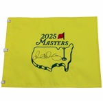 Rory McIlroy Signed 2025 Masters Embroidered Flag - Clinches Career Grand Slam JSA ALOA