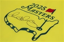 Rory McIlroy Signed 2025 Masters Embroidered Flag - Clinches Career Grand Slam JSA ALOA