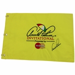 Arnold Palmer Signed Arnold Palmer Invitational Yellow Embroidered Flag JSA ALOA