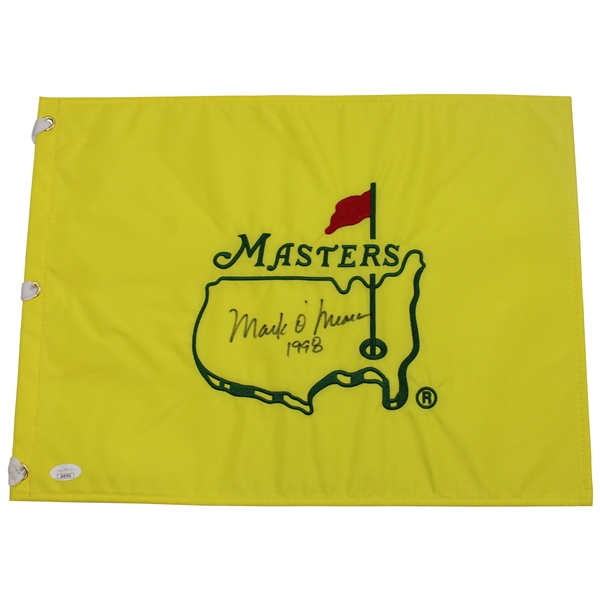 Mark OMeara Signed Undated Masters Embroidered Flag w/1998 JSA #AX87953