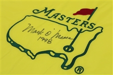 Mark O'Meara Signed Undated Masters Embroidered Flag w/'1998' JSA #AX87953