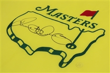 Rory McIlroy Signed Undated Masters Embroidered Flag - Masters Secured Grand Slam JSA ALOA