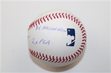 Gary Player Signed Rawlings Baseball W/ Majors Won JSA #CA63059