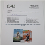 Hale Irwin's Signed Wheaties Box, 2008 Hualalai Resort Poster & 3x5 Index Card JSA ALOA