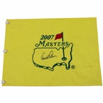 Arnold Palmer Signed 2007 Masters Embroidered Flag JSA ALOA